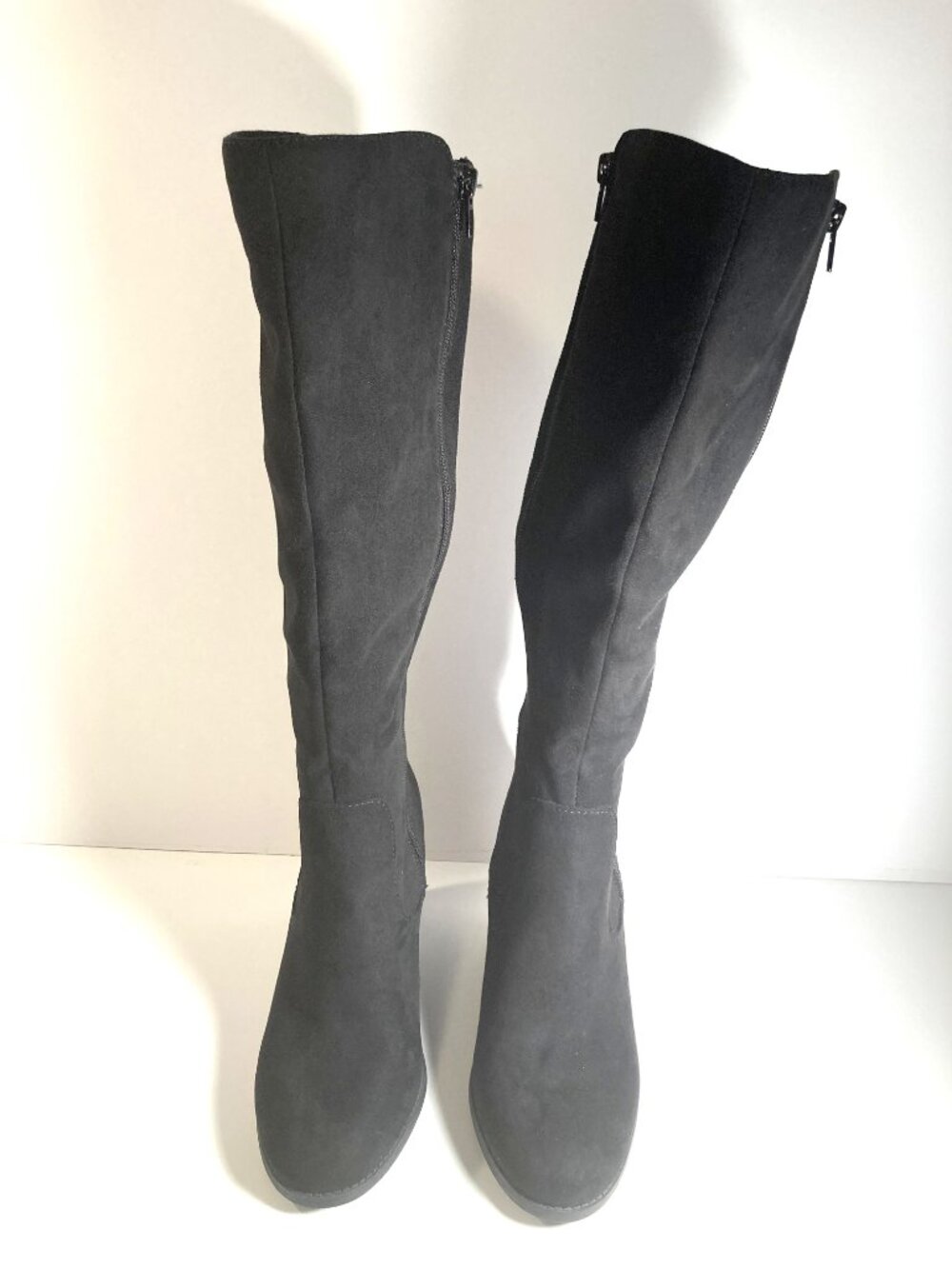 Me Too Stacked Knee-High Boots/ Size 5.5" - New, Never Worn